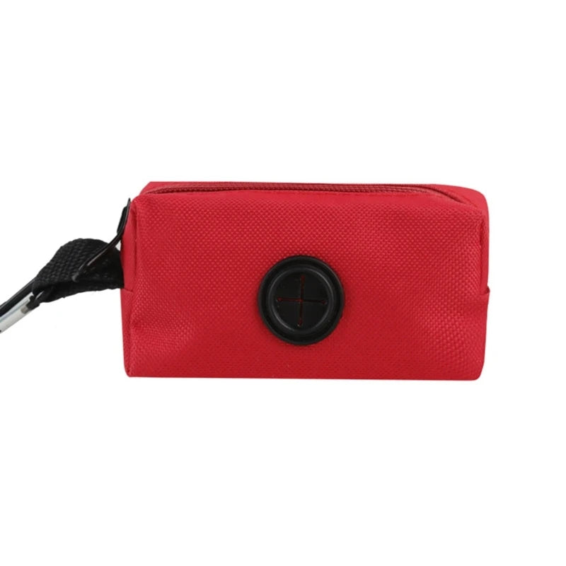 Pet Dog Poop Bag Holder Leash Attachment Adjustable Travel Garbage Bag Dogs Waste Poop Bags Dispenser Pet Cleaning Tools